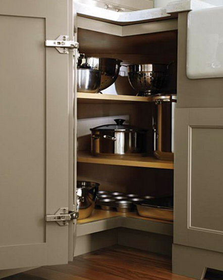 How to Organize Corner Kitchen Cabinets - The Homes I Have Made