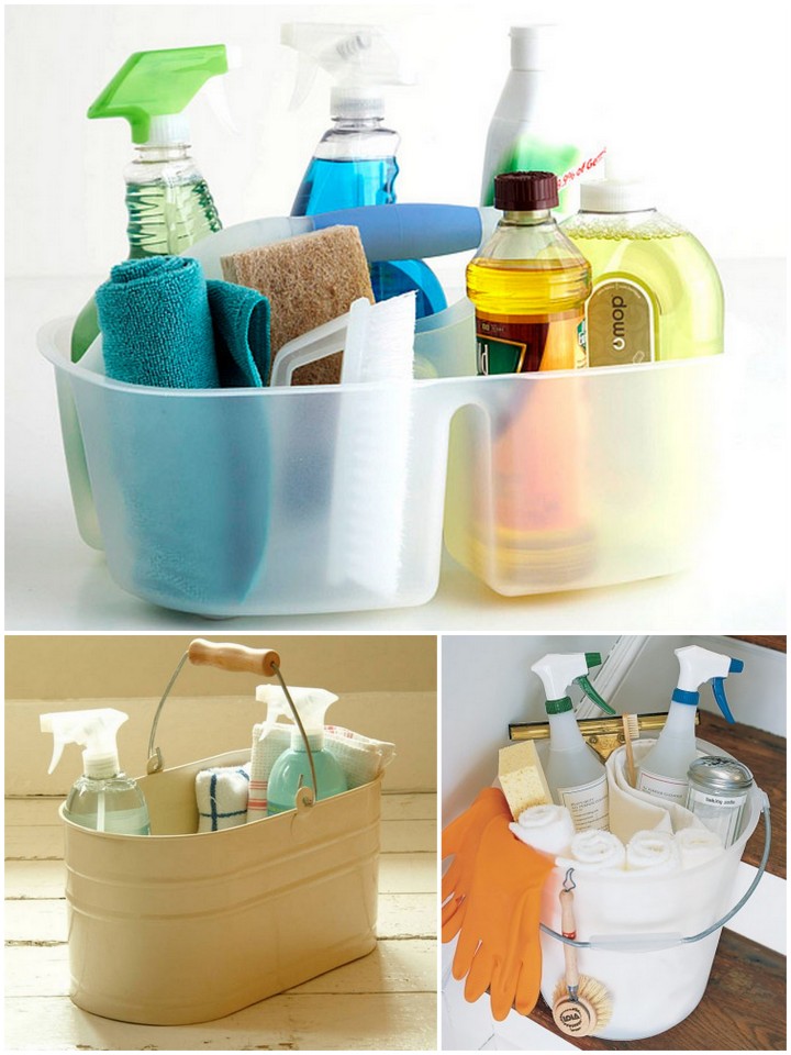 11 Natural Cleaning Caddy Essentials - Live Simply